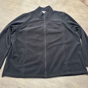 Natural Reflections Black Fleece Jacket